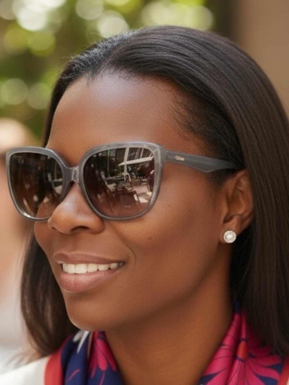 authentic Chloé oversized sunglasses Brown gradient lenses 100% UVA UVB NEW